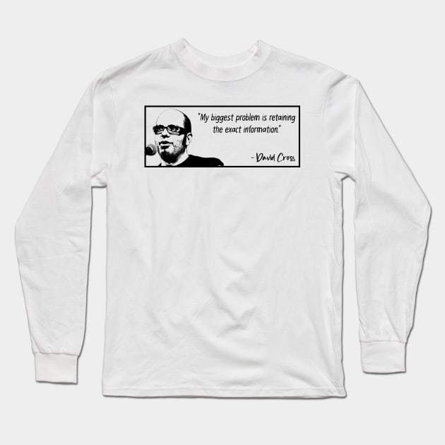 David Cross Long Sleeve T-Shirt by Yethis